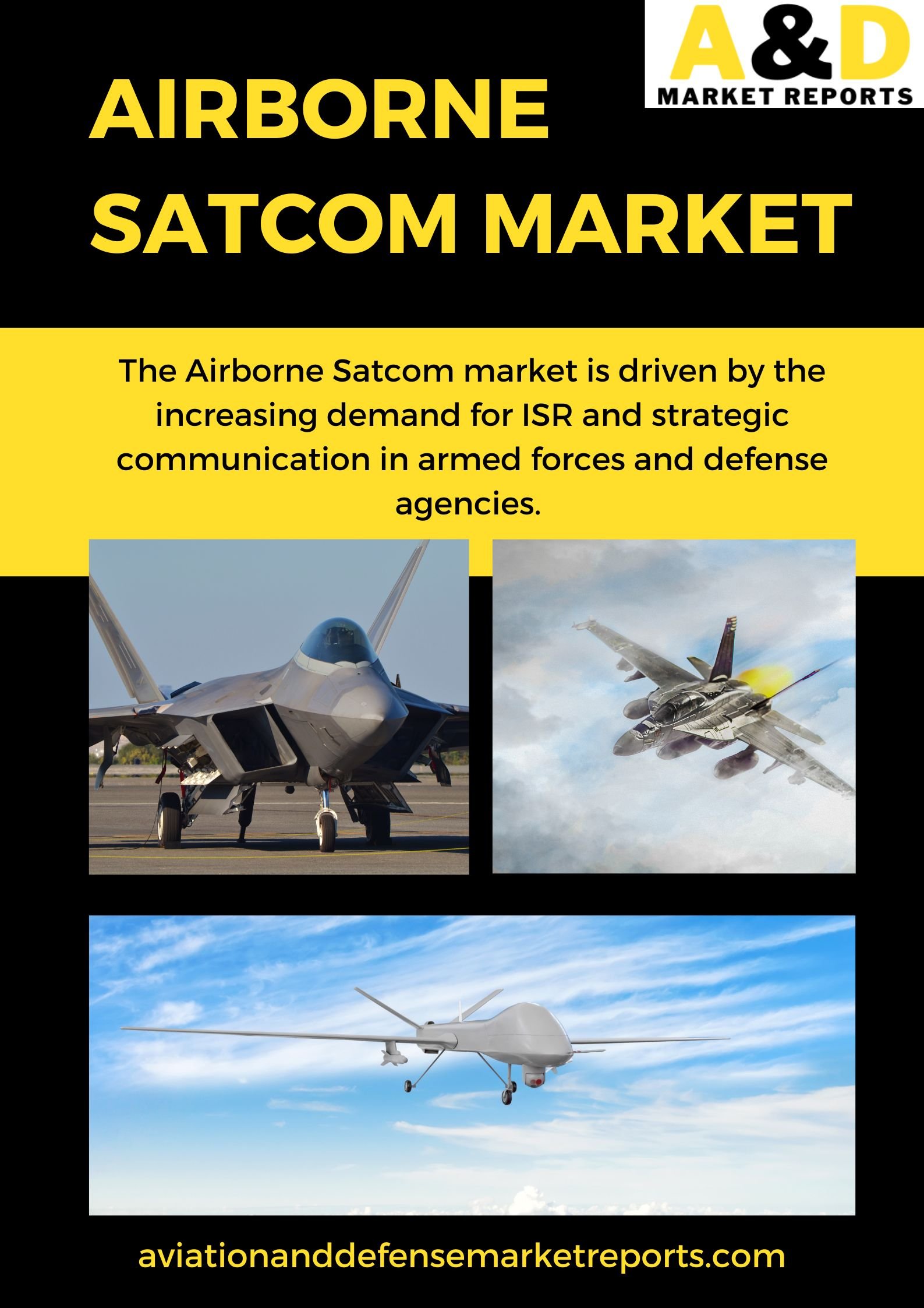 Proliferation of UAVs will Generate Demand for Airborne SATCOM Systems