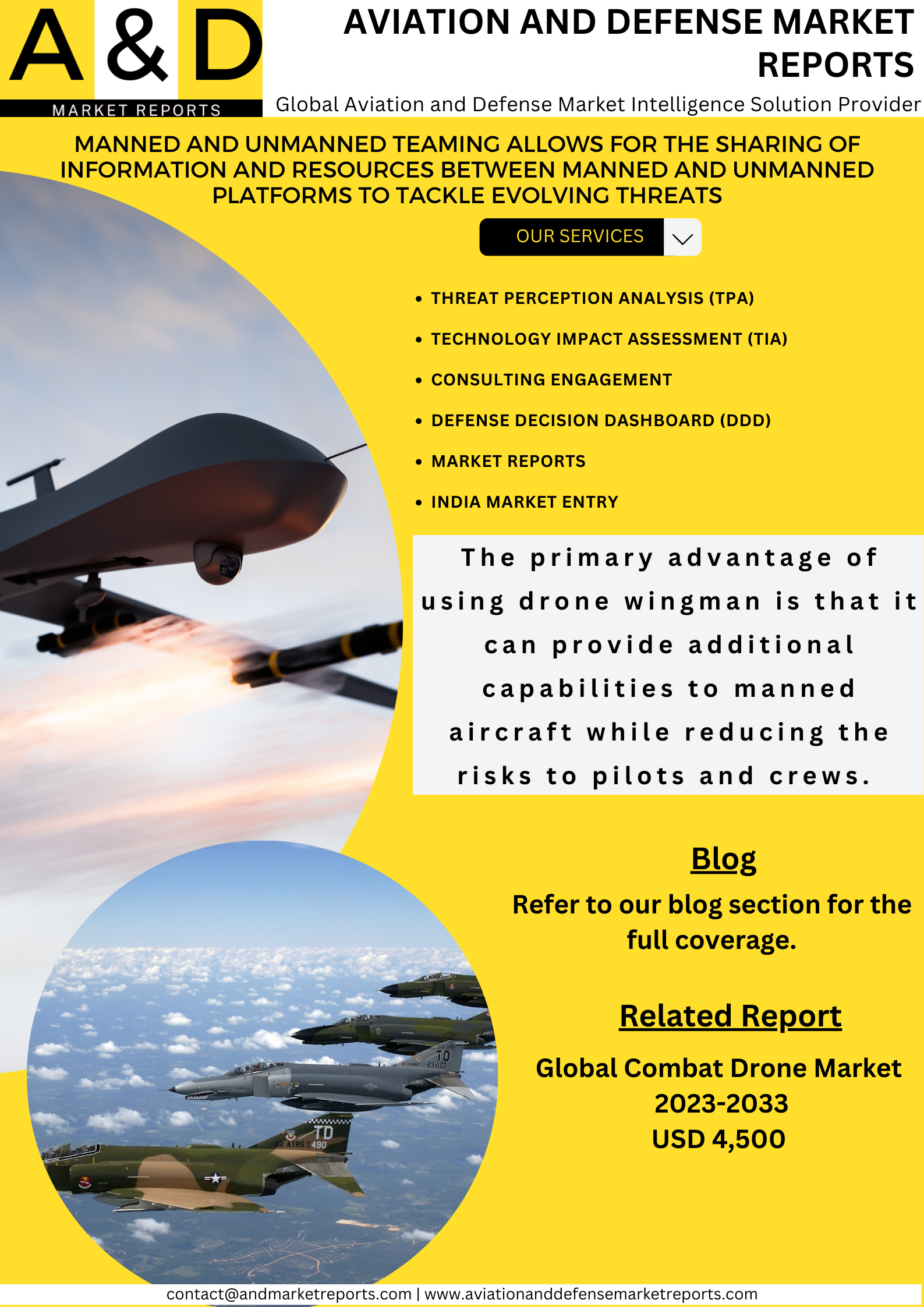 Manned – Unmanned Team Allows The Sharing of Information And Resources To Tackle Evolving Threats