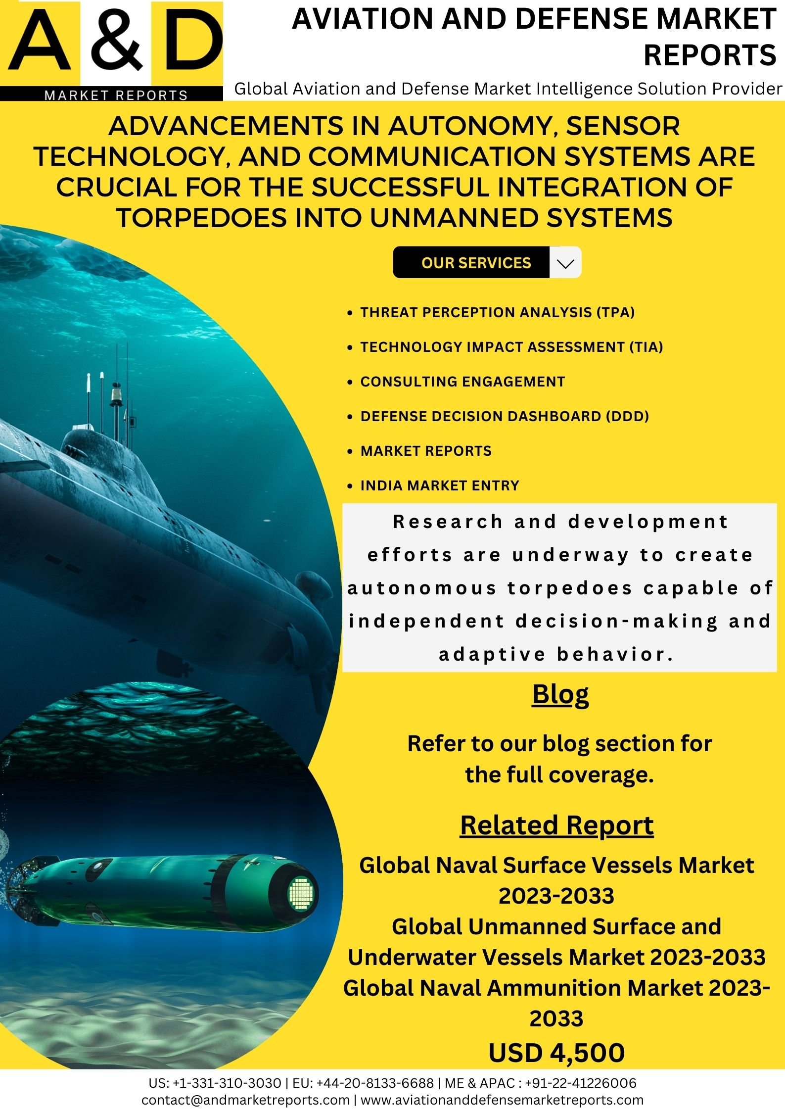 ADVANCEMENTS IN AUTONOMY, SENSOR TECHNOLOGY, AND COMMUNICATION SYSTEMS ARE CRUCIAL FOR THE SUCCESSFUL INTEGRATION OF TORPEDOES INTO UNMANNED SYSTEMS