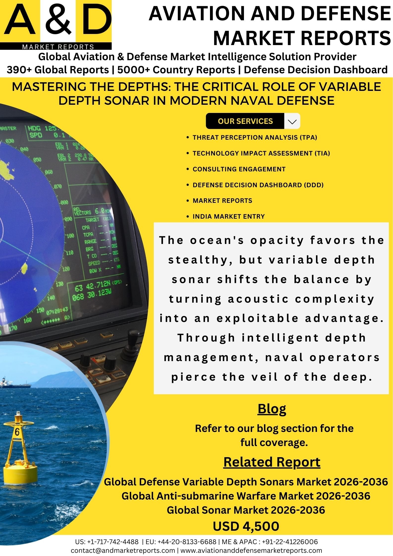 Mastering the Depths: The Critical Role of Variable Depth Sonar in Modern Naval Defense