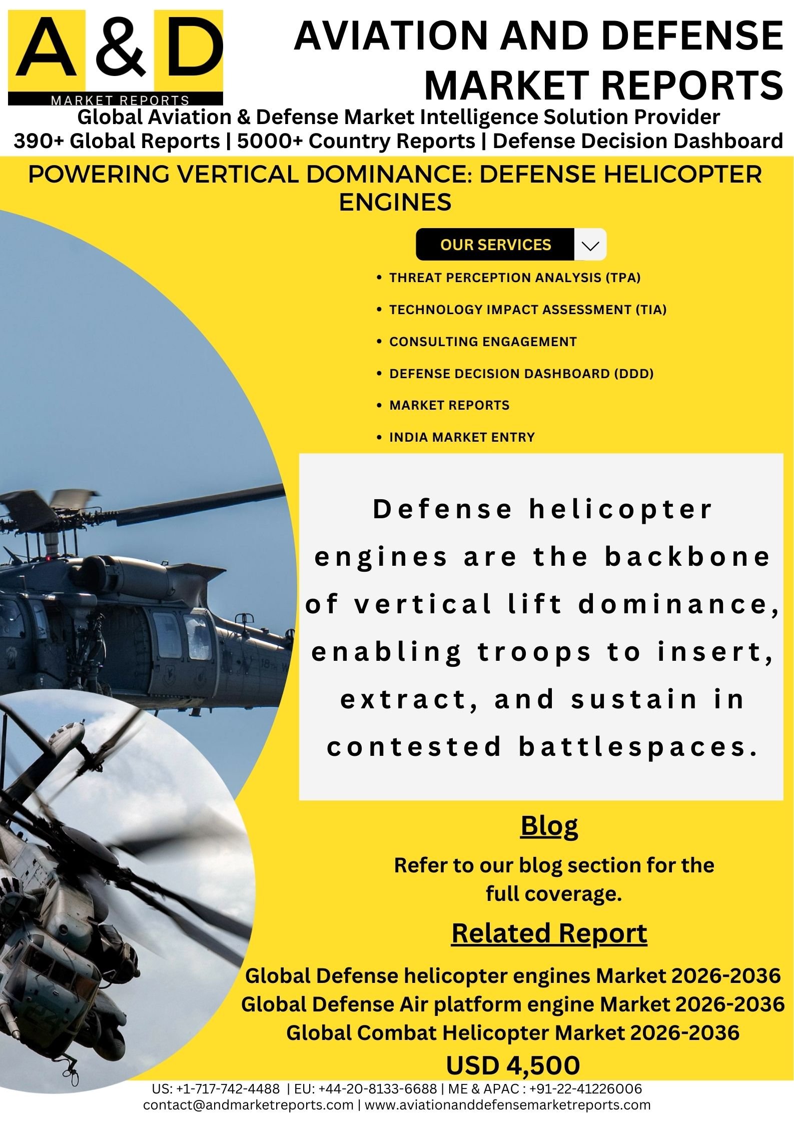 Powering Vertical Dominance: Defense Helicopter Engines