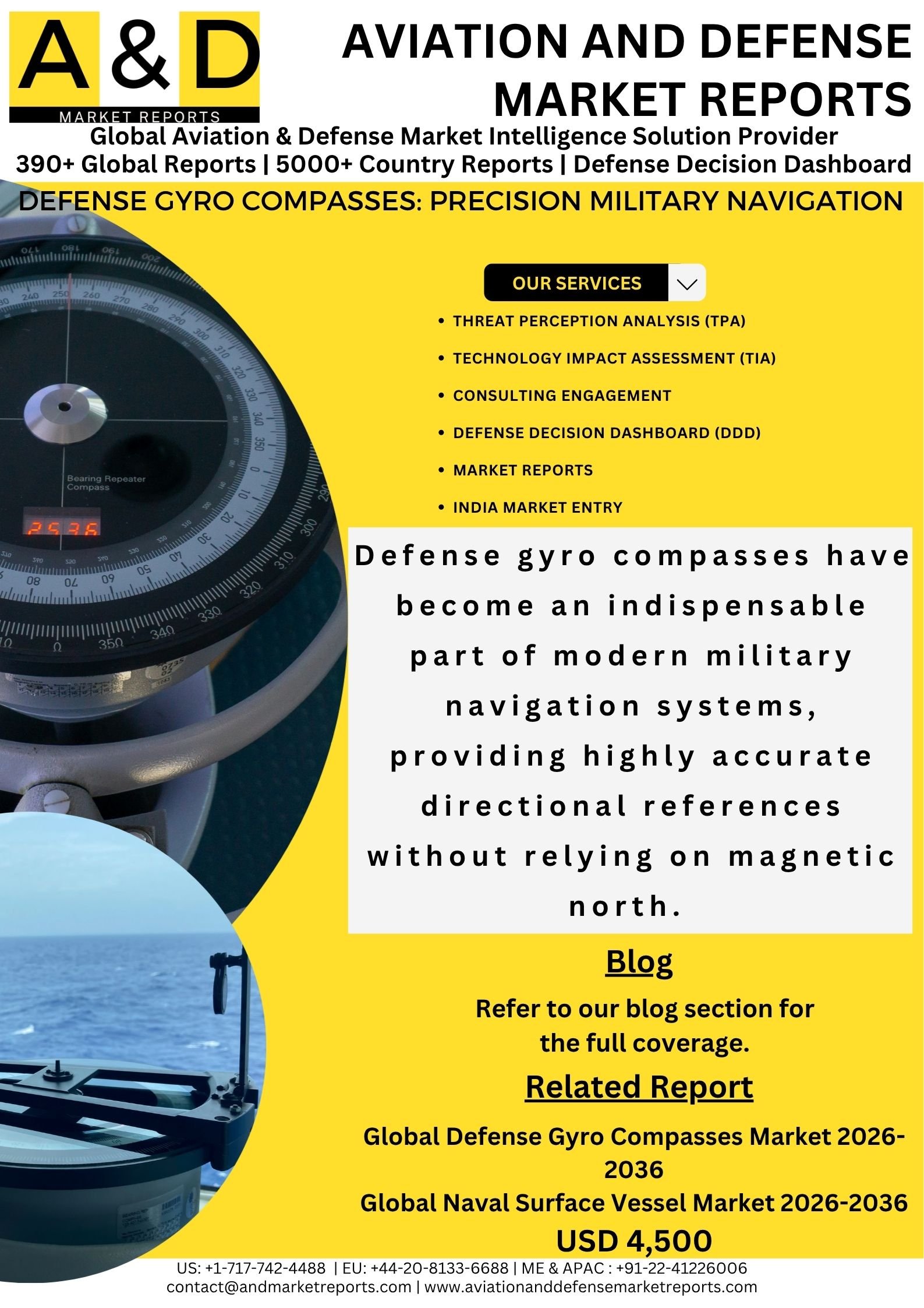 Defense Gyro compasses: Precision Military Navigation