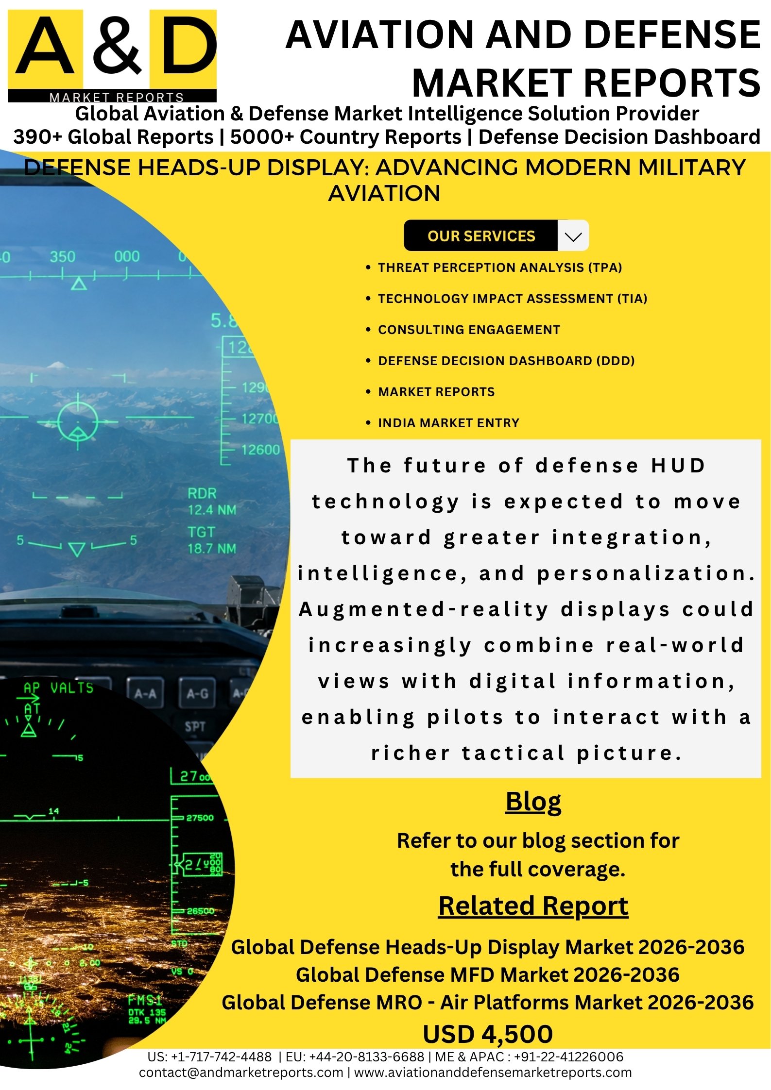 Defense Heads-Up Displays:Advancing Modern Military Aviation